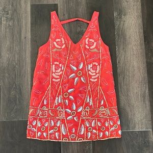 Vintage beaded free people dress!